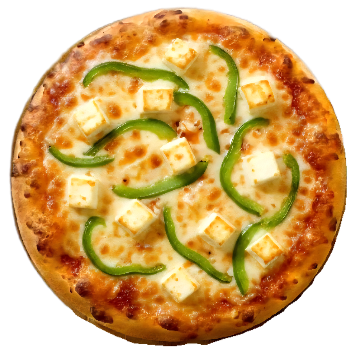 Makhni Paneer Capsicum - Pizza With Yaar
