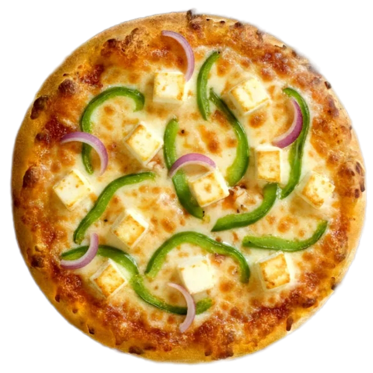 Paneer Onion Capsicum - Pizza With Yaar